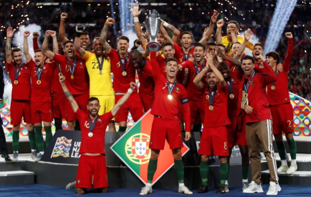 欧国联决赛-葡萄牙1-0荷兰夺首届冠军 格德斯轰决胜世界波