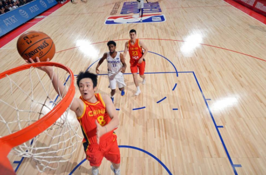 NBA夏联-中国男篮77-94不敌国王 郭艾伦20+5 小丁10分 盖伊21+5