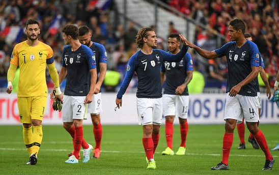 欧预赛-法国4-1大胜阿尔巴尼亚 科曼梅开二度大吉鲁破门