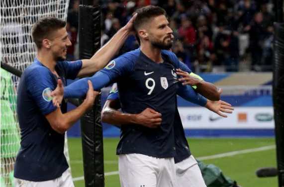欧预赛-法国主场1-1战平土耳其 吉鲁替补斩进球