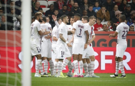 法甲-巴黎4-1击败尼斯取得联赛3连胜 天使双响姆巴佩传射二弟破门