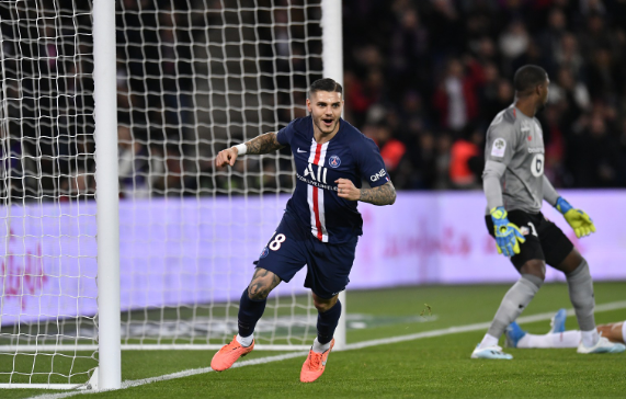 法甲-巴黎2-0完胜里尔 内马尔复出伊卡尔迪迪马利亚破门