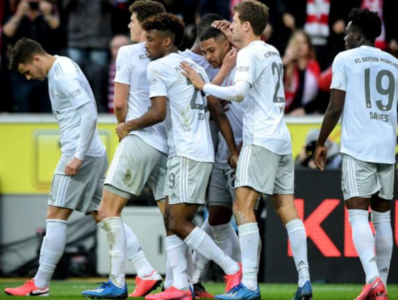 德甲-拜仁4-1科隆继续领跑 穆勒2助攻格纳布里2球