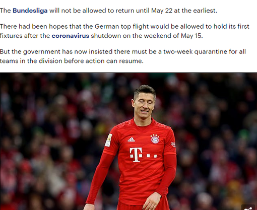 默克尔：德甲不早于5月22日开赛 重启前完成14天隔离