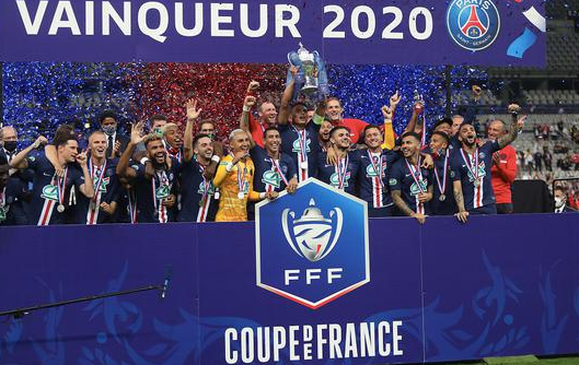 法国杯-内马尔建功姆巴佩伤退 巴黎1-0加冕双冠王