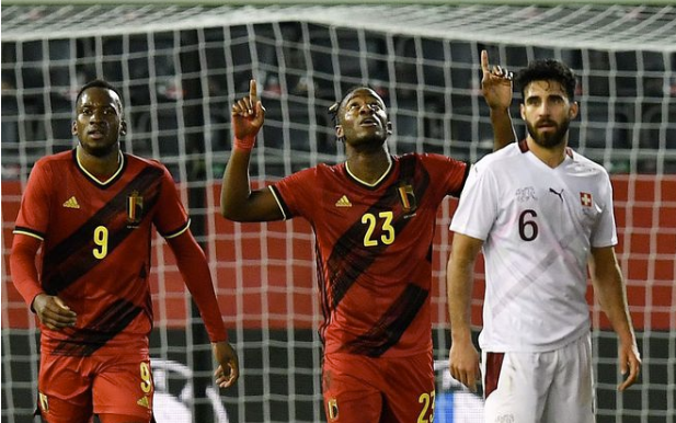 热身赛-巴舒亚伊梅开二度 比利时主场2-1逆转瑞士