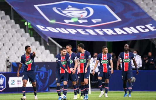 法国杯-巴黎2-0完胜摩纳哥夺冠 姆巴佩传射伊卡尔迪破门