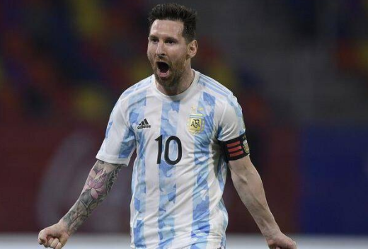 世预赛-阿根廷1-1战平智利 梅西点射+中柱桑切斯破门