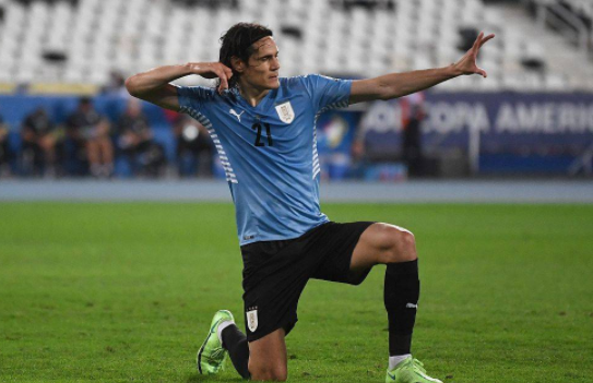美洲杯-乌拉圭1-0巴拉圭小组第二出线 卡瓦尼点杀
