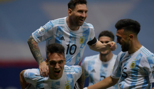 美洲杯-梅西助攻门神三度拒点 阿根廷点球4-3进决赛 