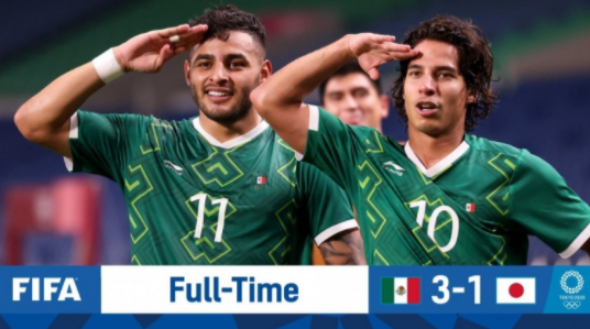 奥运会-墨西哥3-1日本得铜牌 科尔多瓦点射瓦斯奎兹破门