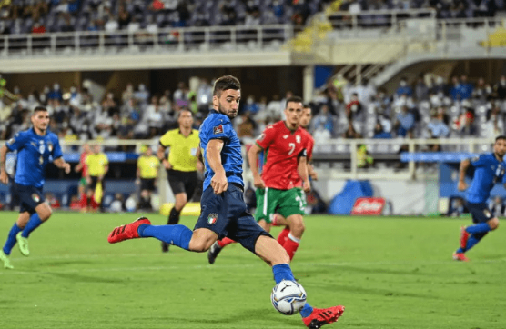 世预赛-因莫比莱助攻基耶萨破门 意大利1-1战平保加利亚