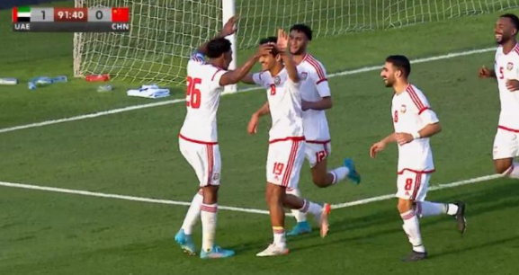 迪拜杯-U23国足0-3惨败阿联酋排名第4 3分钟连丢2球