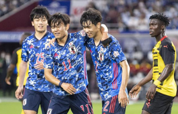 麒麟杯-日本4-1大胜加纳 三笘薫传射久保健英建功