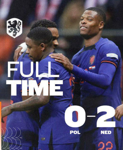 欧国联-加克波破门贝尔温进球 荷兰2-0完胜波兰稳居榜首