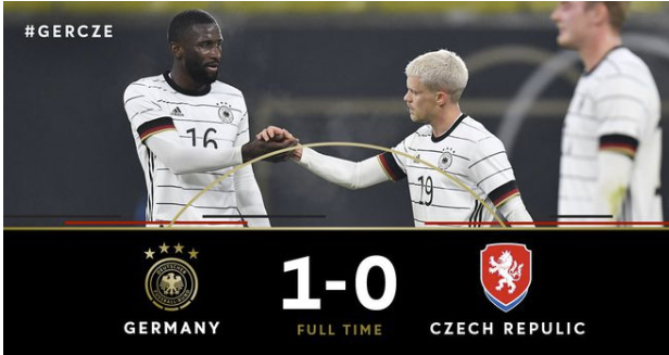 热身赛-瓦尔德施密特制胜一击 德国主场1-0捷克
