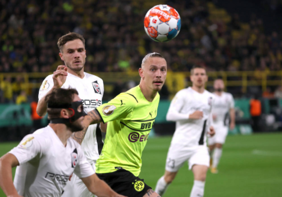 德国杯-小阿扎尔双响布兰特两助攻 多特2-0因戈尔施塔特晋级