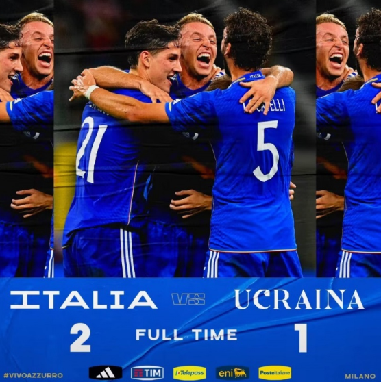 欧预赛-弗拉泰西双响 意大利2-1战胜乌克兰升至C组第二